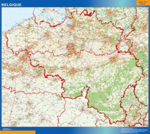 carte routiere belgique