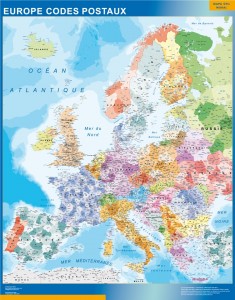 Europe codes postaux