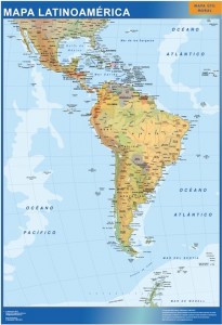 Carte Amerique Latine