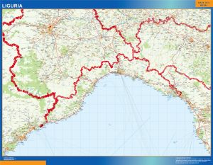 Carte Liguria routiere