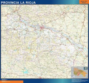 Carte province La Rioja Espagne