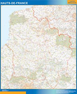 Carte Région Hauts de France