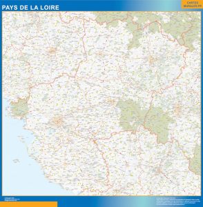 Carte Région Pays de la Loire