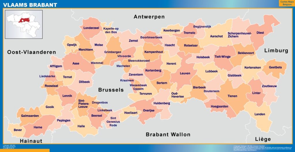 Vlaams Brabant communes